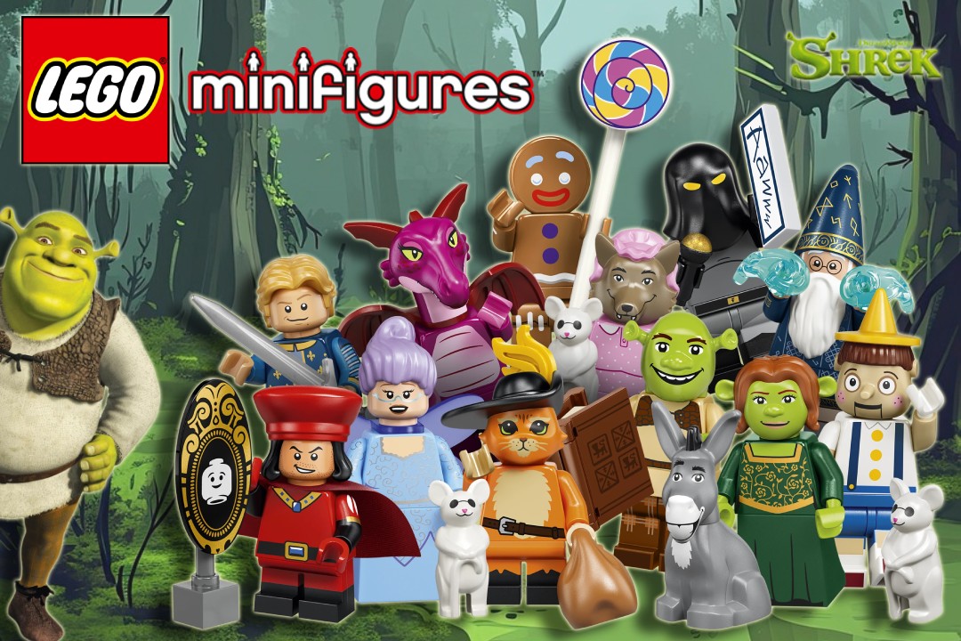 LEGO CMF série Shrek vyleze z bažiny v září!