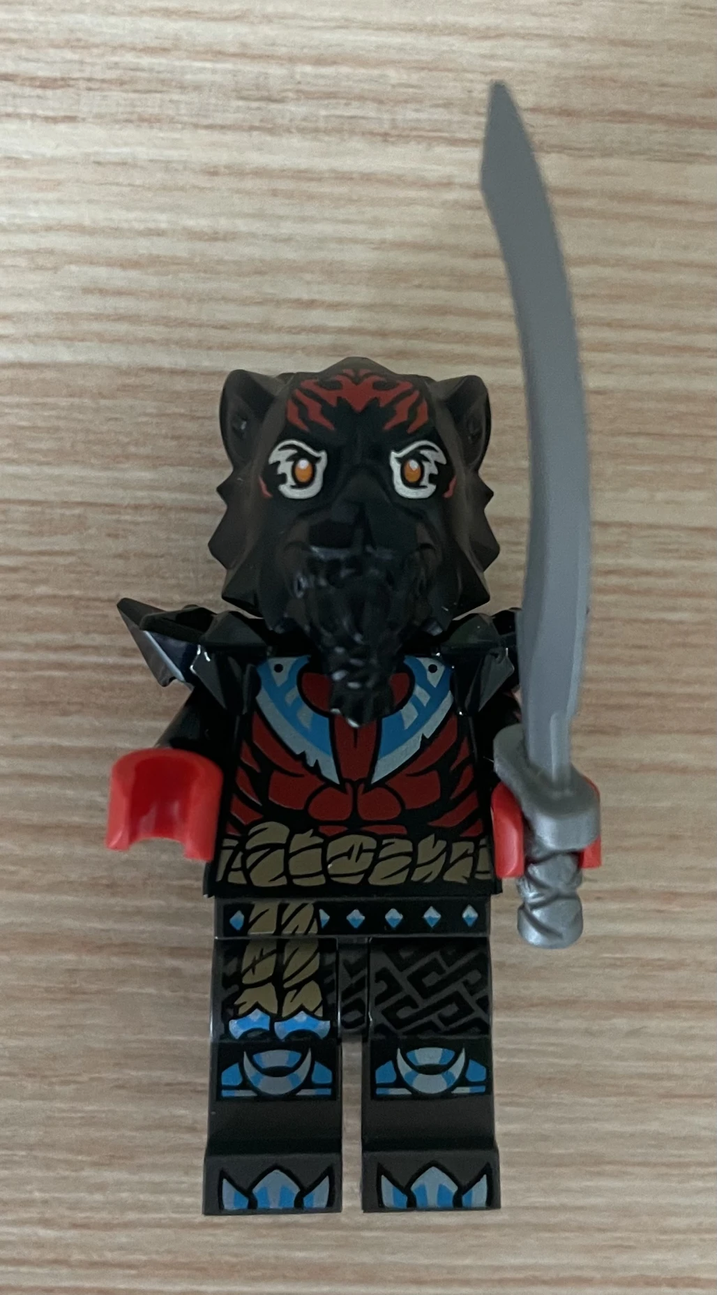 LEGO njo0893 Lord Ras - Pearl Dark Gray Armor