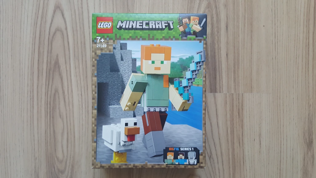 LEGO 21149 Minecraft velká figurka: Alex s kuřetem