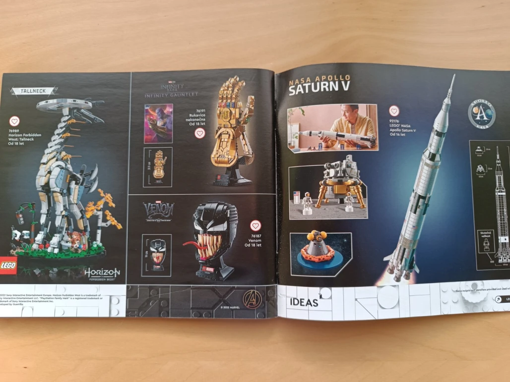LEGO katalog 2022 červen - prosinec