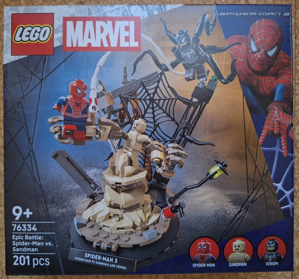 LEGO 76334 Epický souboj: Spider-Man vs. Sandman