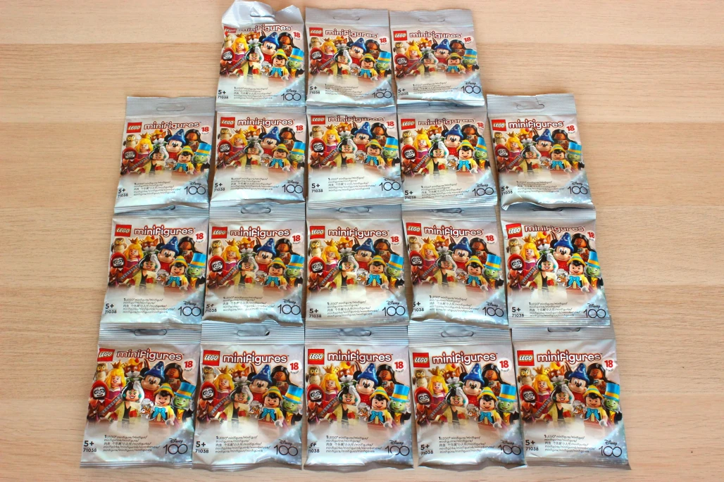 LEGO 71038-19 Sté výročí Disney - Kompletní série