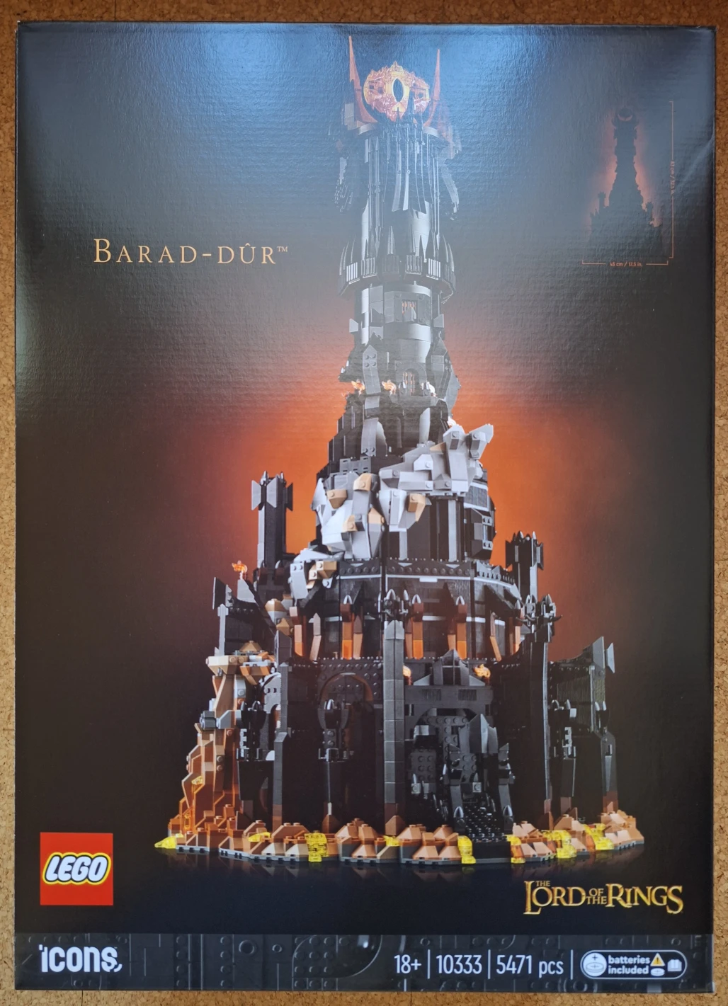 LEGO 10333 Pán prstenů: Barad-dûr™