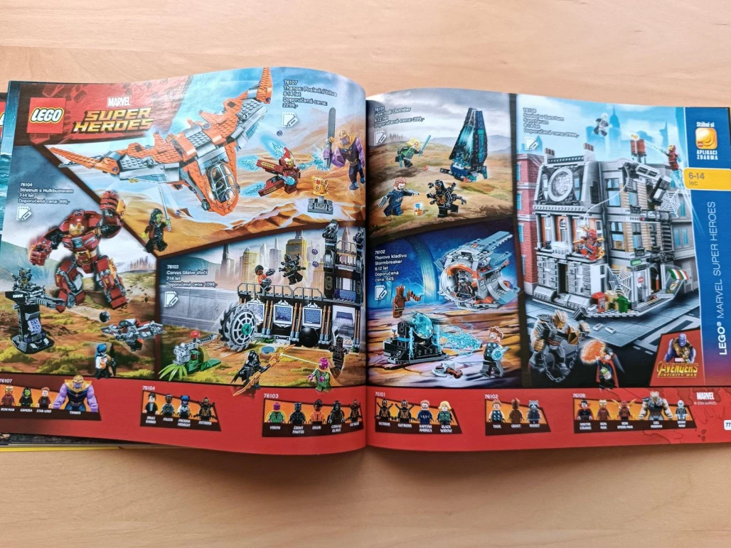 LEGO katalog 2018 červenec - prosinec