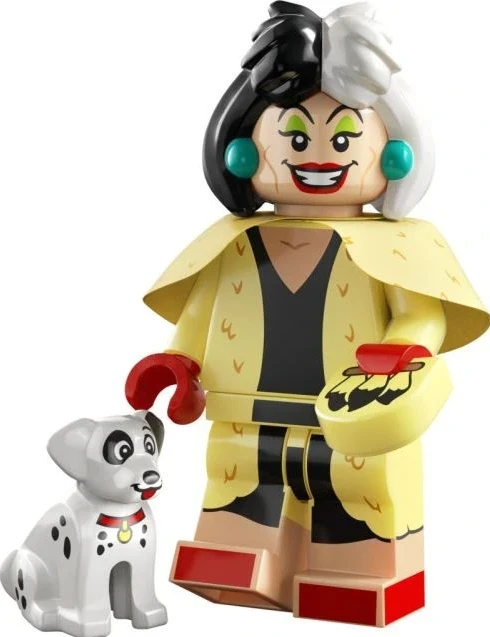 Cruella De Vil a štěně dalmatina