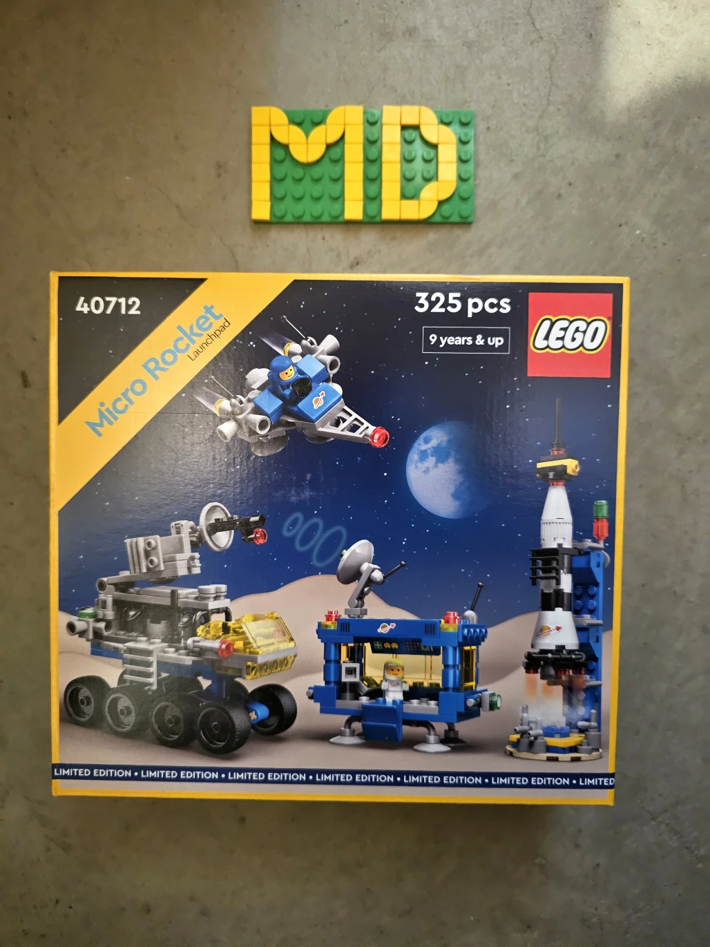 LEGO 40712 Miniaturní startovací rampa pro raketu