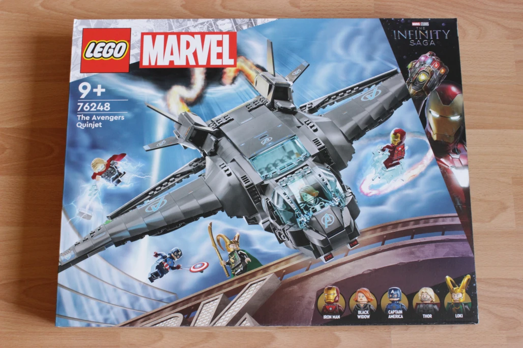 LEGO 76248 Stíhačka Avengers Quinjet