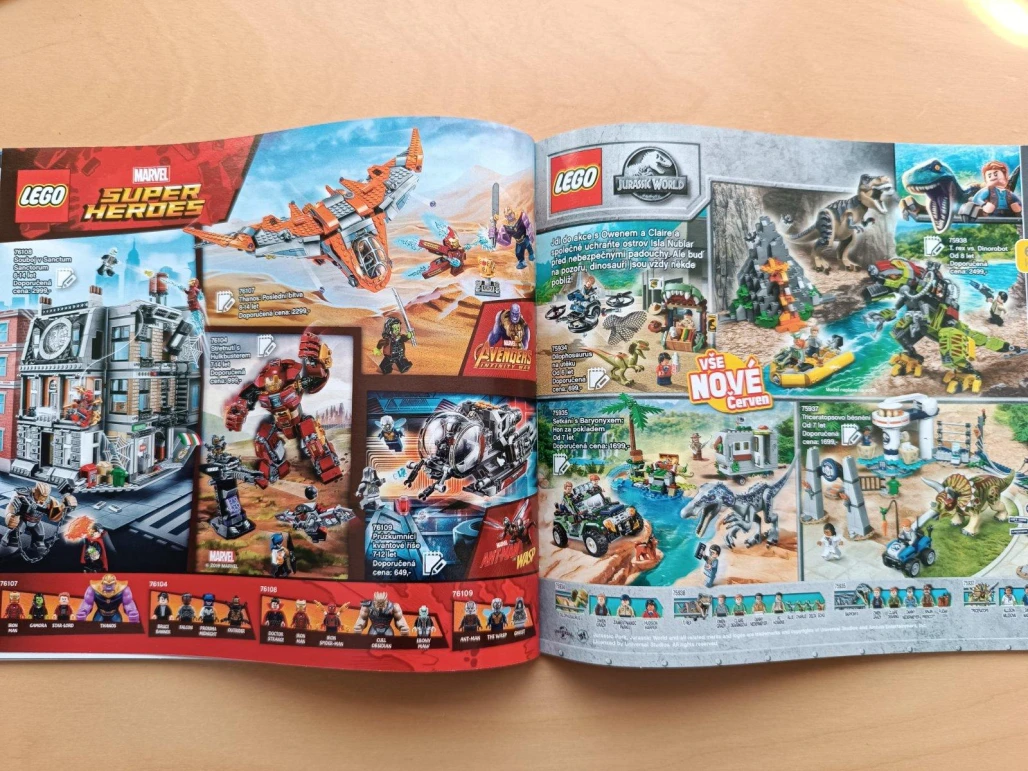 LEGO katalog 2019 červen - prosinec