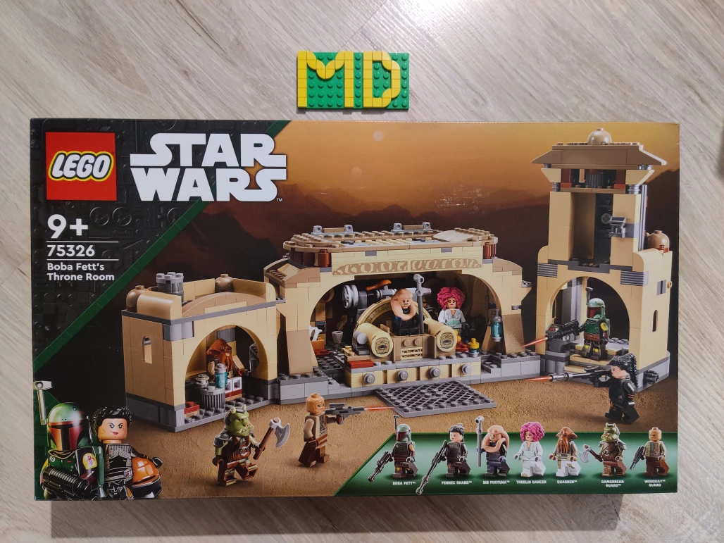 LEGO 75326 Trůnní sál Boby Fetta