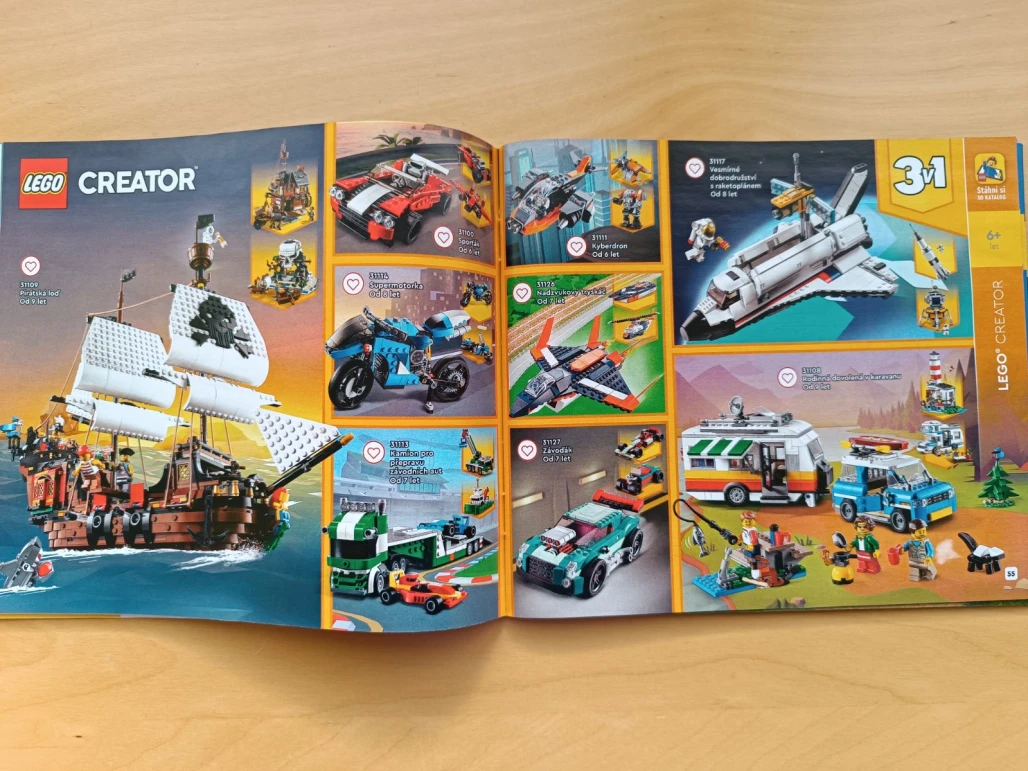 LEGO katalog 2022 červen - prosinec