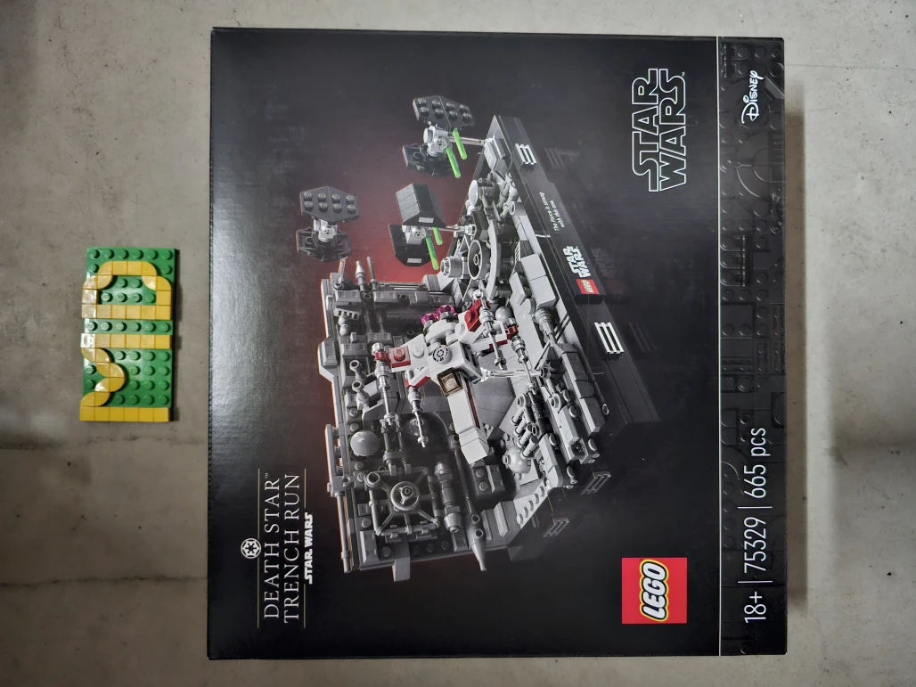 LEGO 75329 Útok na Hvězdu smrti – diorama