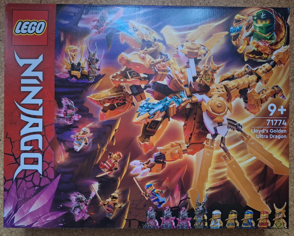 LEGO 71774 Lloydův zlatý ultra drak