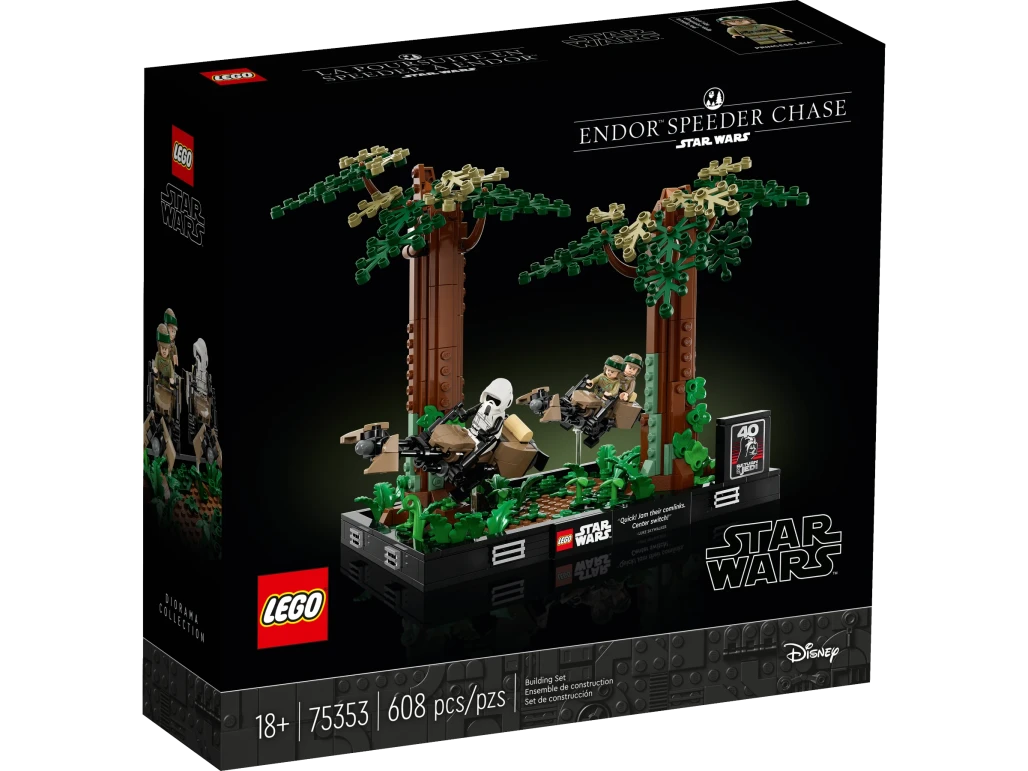 LEGO 75353 Honička spídrů na Endor™ – diorama
