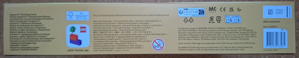 Rostliny z hodiny bylinkářství v Bradavicích