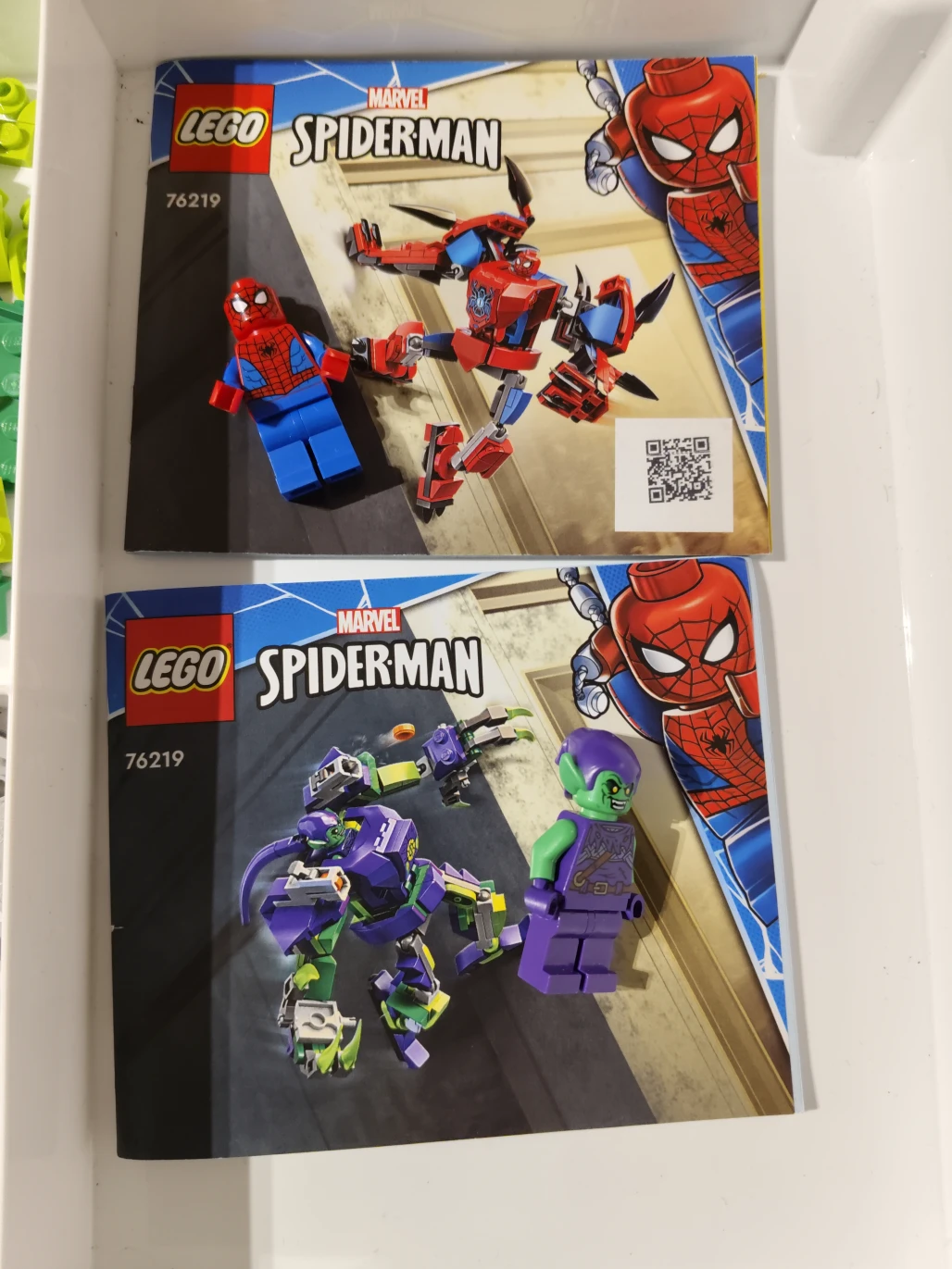 LEGO 76219 Spider-Man a Green Goblin – souboj robotů