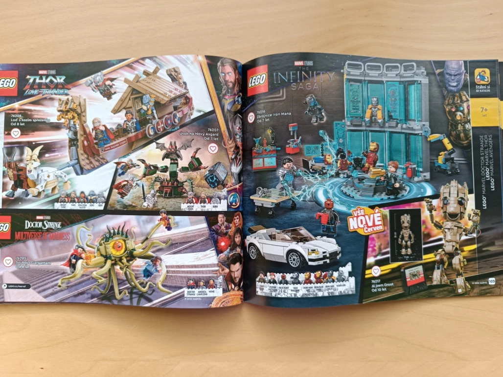 LEGO katalog 2022 červen - prosinec