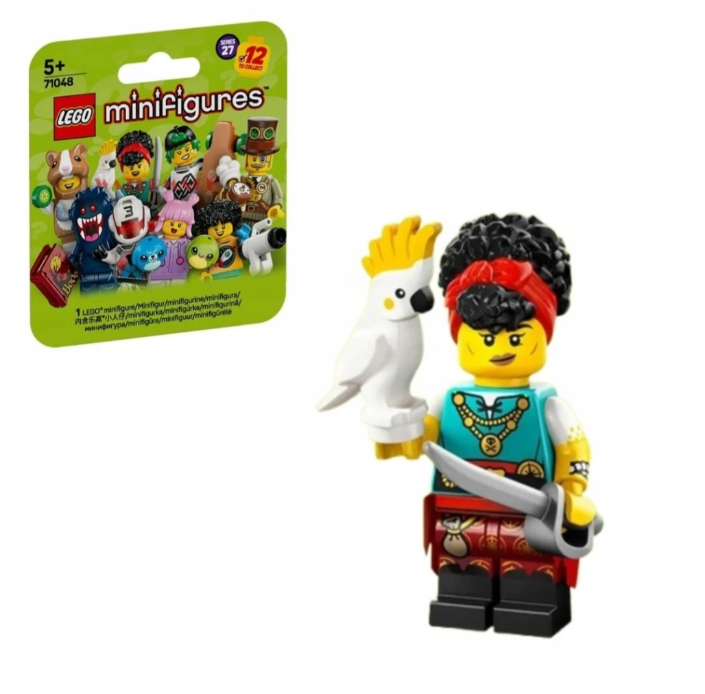 LEGO col458 Pirate Quartermaster, Series 27 (Minifigure Only without Stand and Accessories)