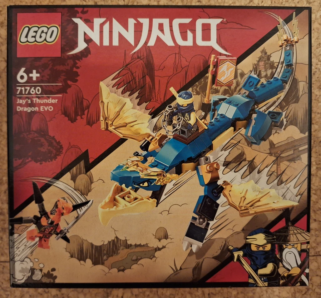 LEGO 71760 Jayův bouřlivý drak EVO