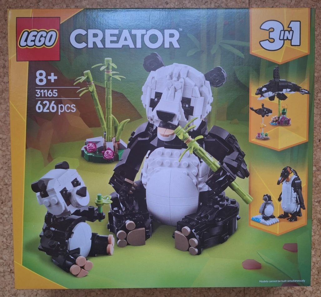 LEGO 31165 Divoká zvířata: Pandí rodinka
