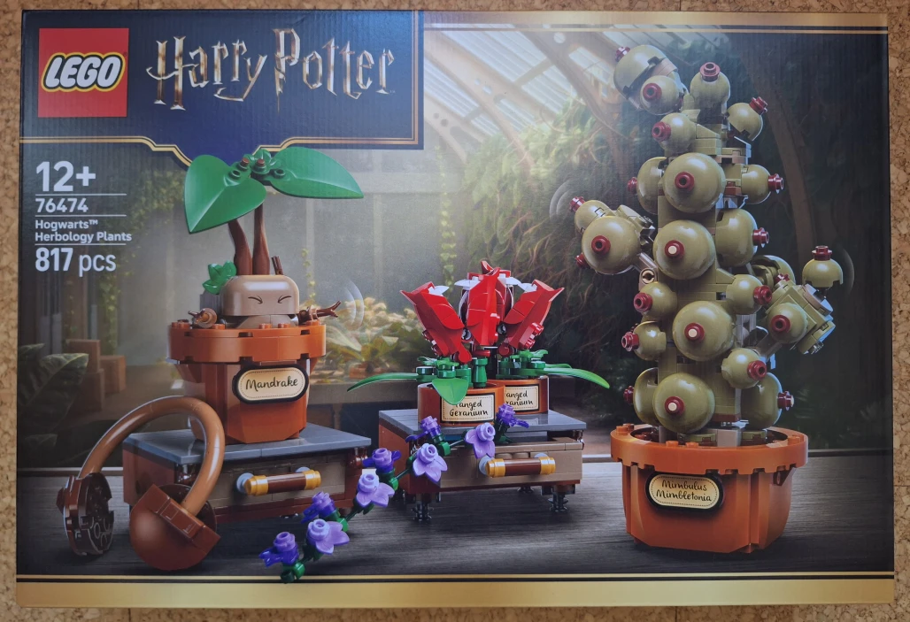 LEGO 76474 Rostliny z hodiny bylinkářství v Bradavicích