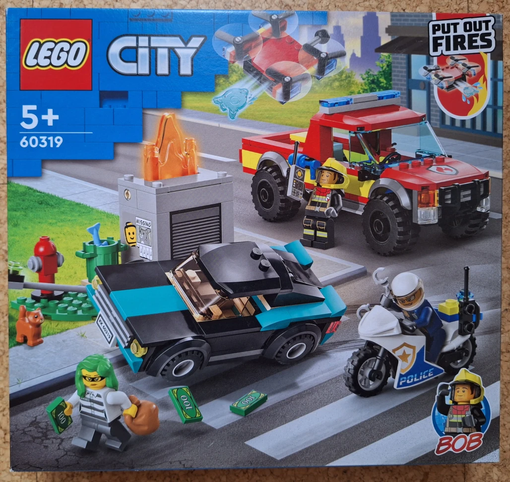 LEGO 60319 Hasiči a policejní honička