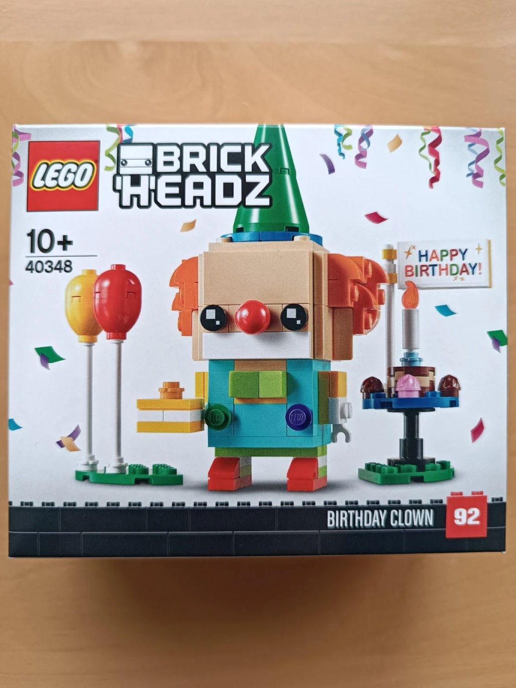LEGO 40348 Narozeninový klaun