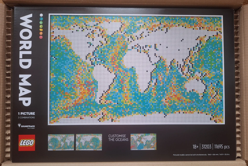 LEGO 31203 Mapa světa
