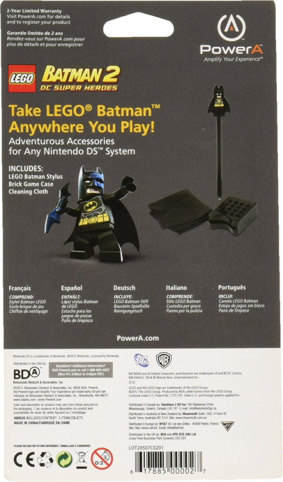 LEGO Batman 2 Stylus Set for Nintendo DS