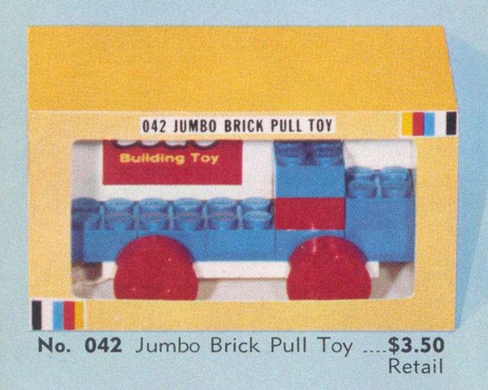 Jumbo Brick Pull Toy