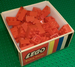 Assorted basic bricks - Red