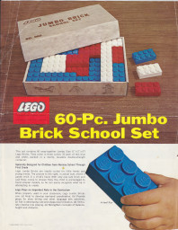 Jumbo Brick School Set