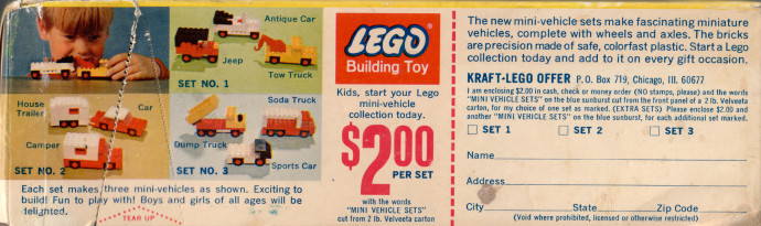 Mini-Wheel Model Maker No. 1 (Kraft Velveeta)