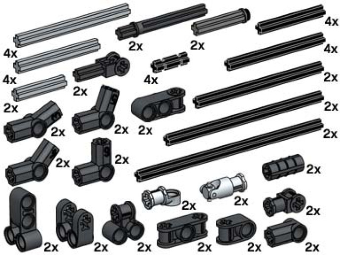 Technic Cross Axles