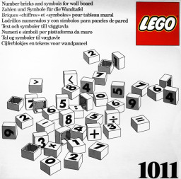LEGO Number/Symbol Blocks