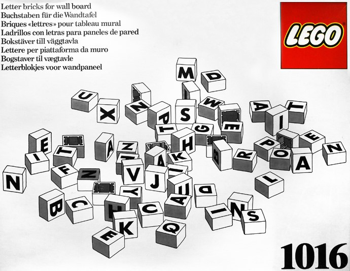 Letter Bricks for Wall Board