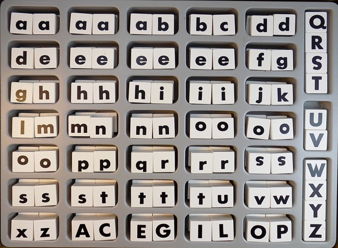 Letter Bricks for Wall Board