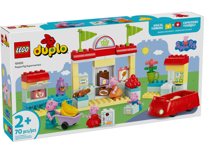 Prasiatko Peppa a supermarket