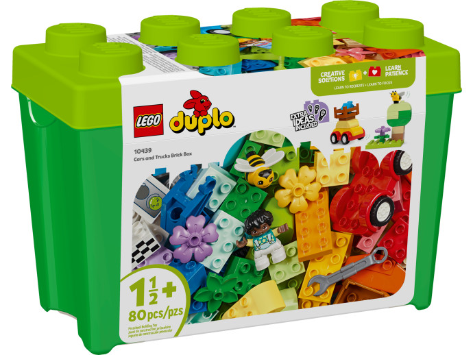 Auta a náklaďáky – box s kostkami