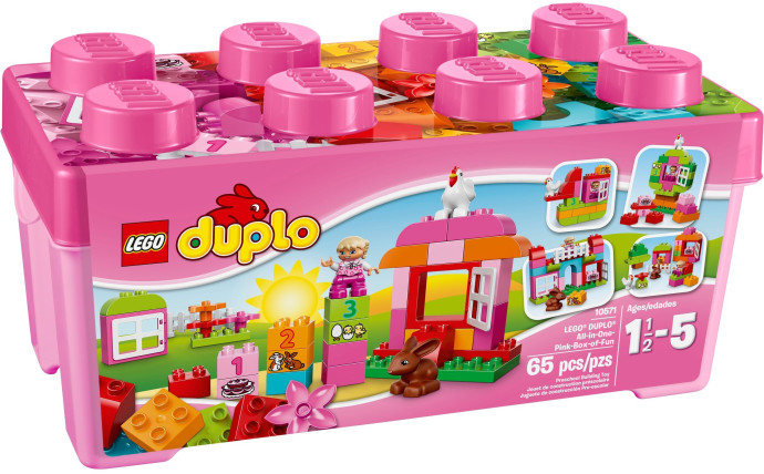 Růžový box plný zábavy