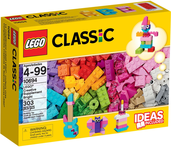 Pestré tvořivé doplňky LEGO