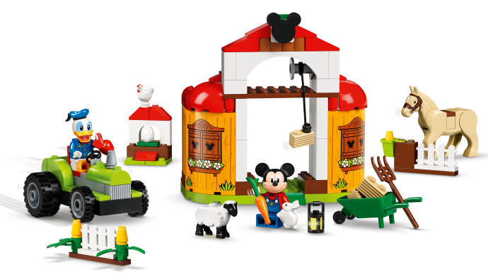 Myšák Mickey a Kačer Donald na farmě