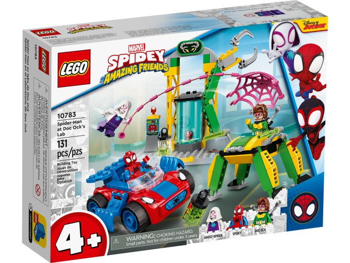 Spider-Man v laboratoři Doc Ocka
