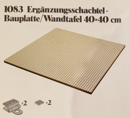 50 x 50 LEGO Gray Baseplate