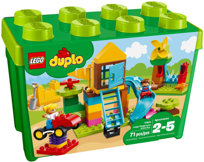 Velký box s kostkami na hřiště