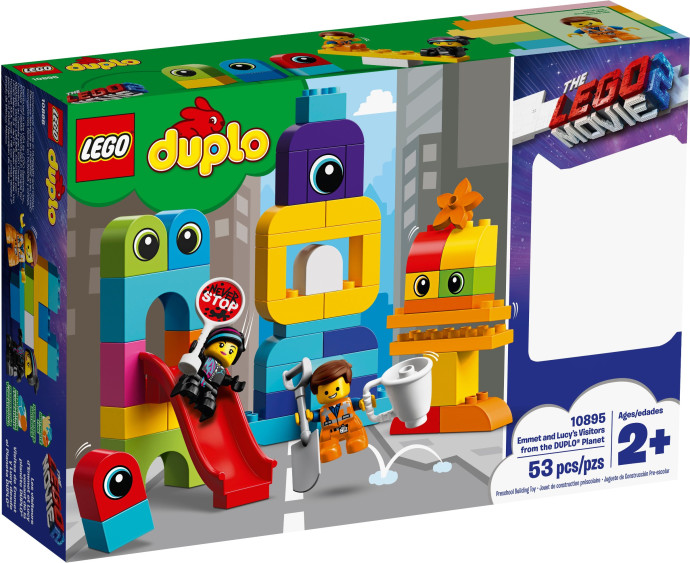 Emmet, Lucy a návštěvníci z DUPLO planety