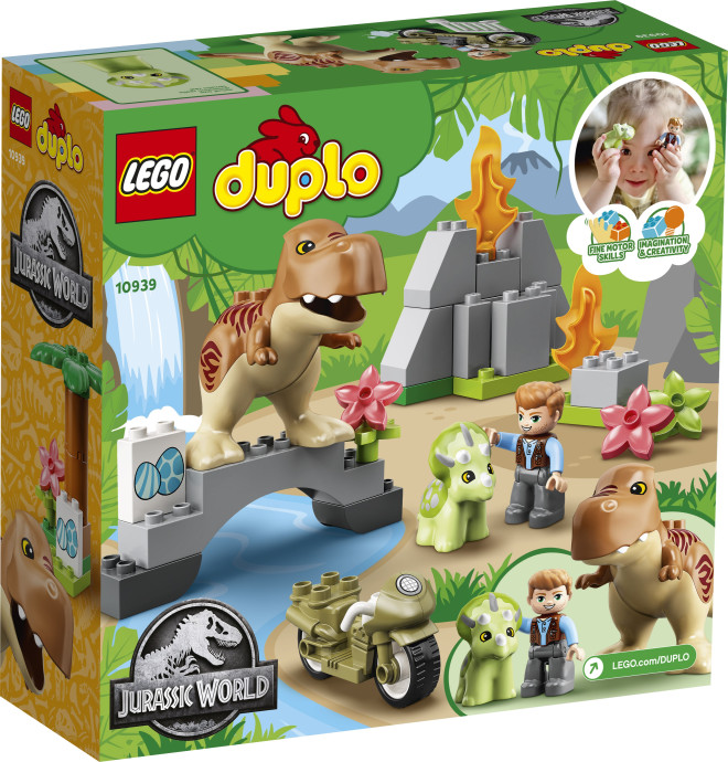 T-Rex a Triceratops na útěku