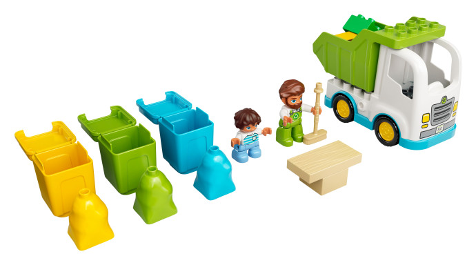 Popelářský vůz a recyklování
