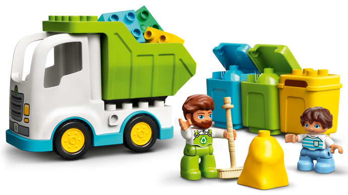 Popelářský vůz a recyklování
