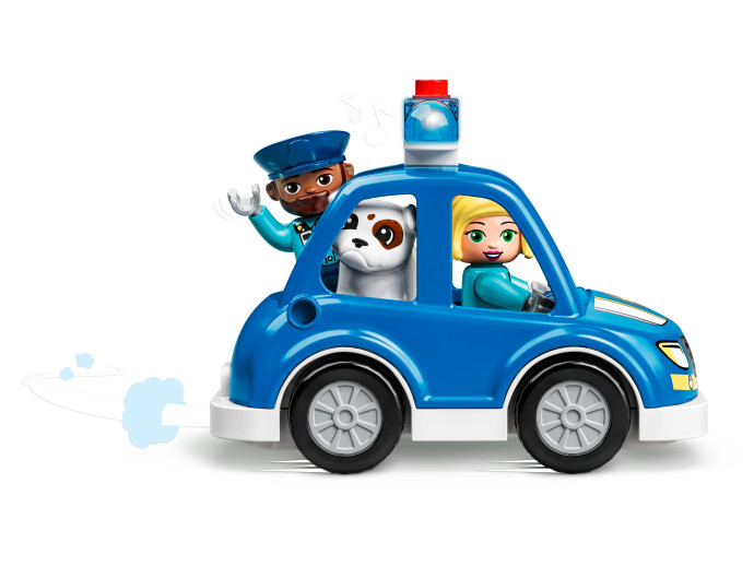 Policajná stanica a vrtuľník