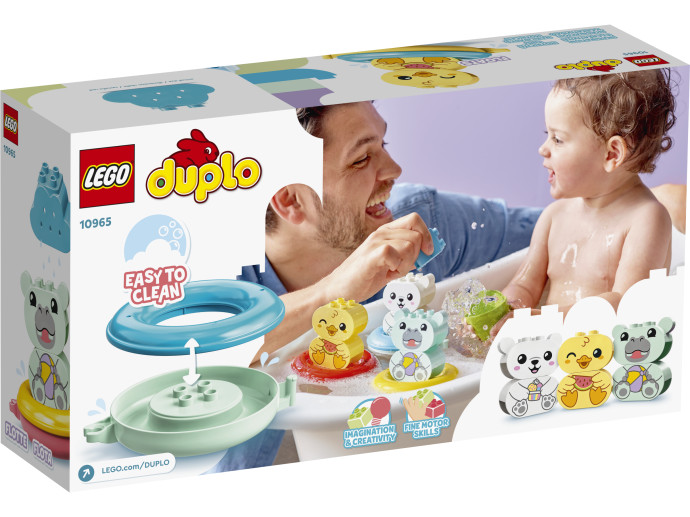 Zábava vo vani : Plávajúci vláčik so zvieratkami